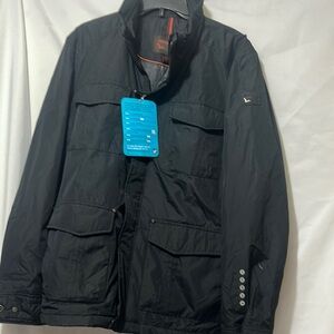 Hawke & Co Black Military Field Jacket